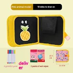 10-Sided Children's Early Education Picture Book Dual-Sided Graffiti Drawing Board, Fosters Creativity and Early Learnin — photo 4