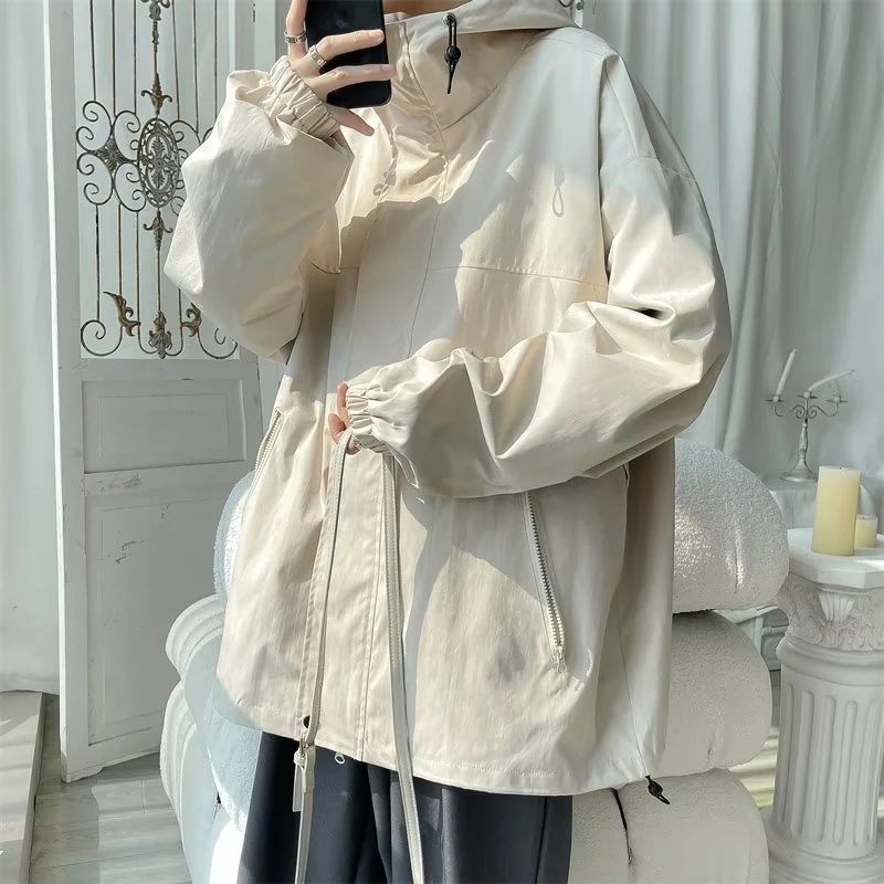 Men's Outdoor Jacket Coat Spring and Autumn Style, Perfect for Hiking and Everyday Use, Wind and Light Rain Resistant, C — photo 3