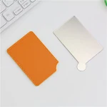Stainless Steel Mirror Makeup Card Mirror Gift Portable Compact and Durable Perfect for Travel and Quick Touch-Ups Every — photo 6