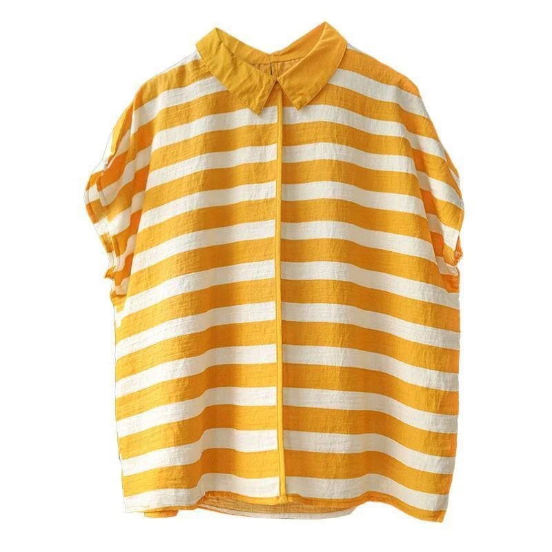 Literary Leisure Loose And Slim Plus Size Lapel Top. Comfortable, stylish, and flattering for everyday wear. Perfect for — photo 7