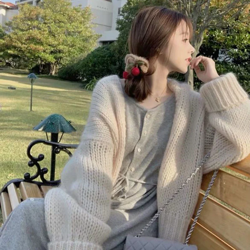 Title 8, Womens Loose And Simple Wild Knitted Cardigan,...