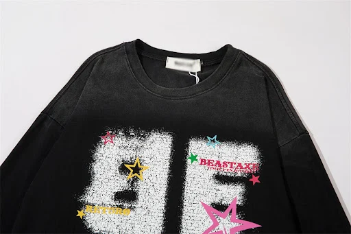 Title 4, Camiseta masculina de algodão com estampa de le...