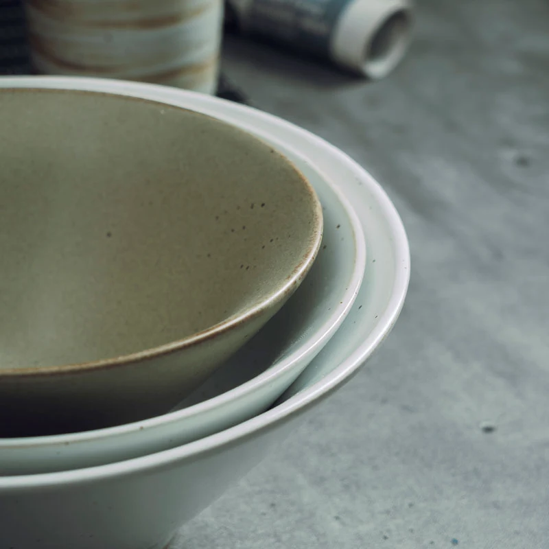 Japanese Handmade Coarse Bamboo Hat Noodle Bowl, perfect for enjoying authentic noodle dishes and soups, adding a touch — photo 14
