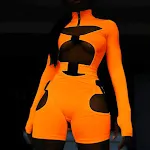 Fluorescent orange