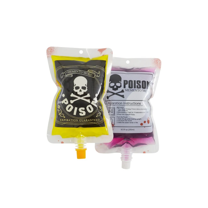 Saco de Boquilha de Sangue de Vampiro de Halloween. Transforme sua boca em sangue. Acessório fácil, ideal para fantasias e festas. Efeito realista garantido. — foto 6