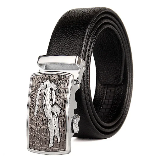 Title 15, Mens 160 Lengthened Automatic Buckle Belt Effo...