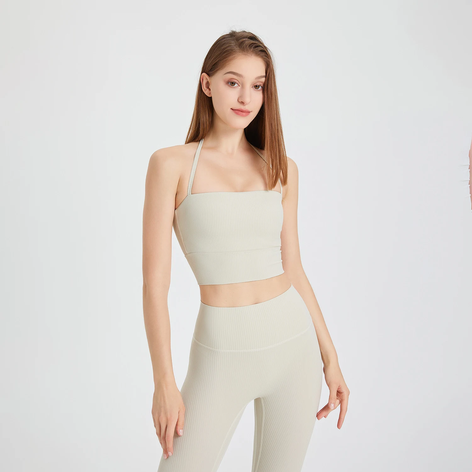 Title 7, Womens Nylon Tube Top Halter Fitness Running E...