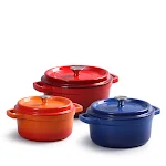 Uncoated Enamel Pot Old-fashioned Home Style Traditional Cooking Perfect for Stews and Soups Authentic and Long-lasting — photo 2
