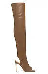 Fish Mouth Women's Boots Stiletto Heels Black Thin and Tall. Elevate your style with these sleek, elegant boots designed — photo 3