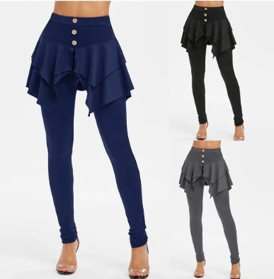 Tiered Ruffle Skirted Leggings for Girls. Comfortable and stylish. Perfect for playdates and special occasions. Easy to — photo 4