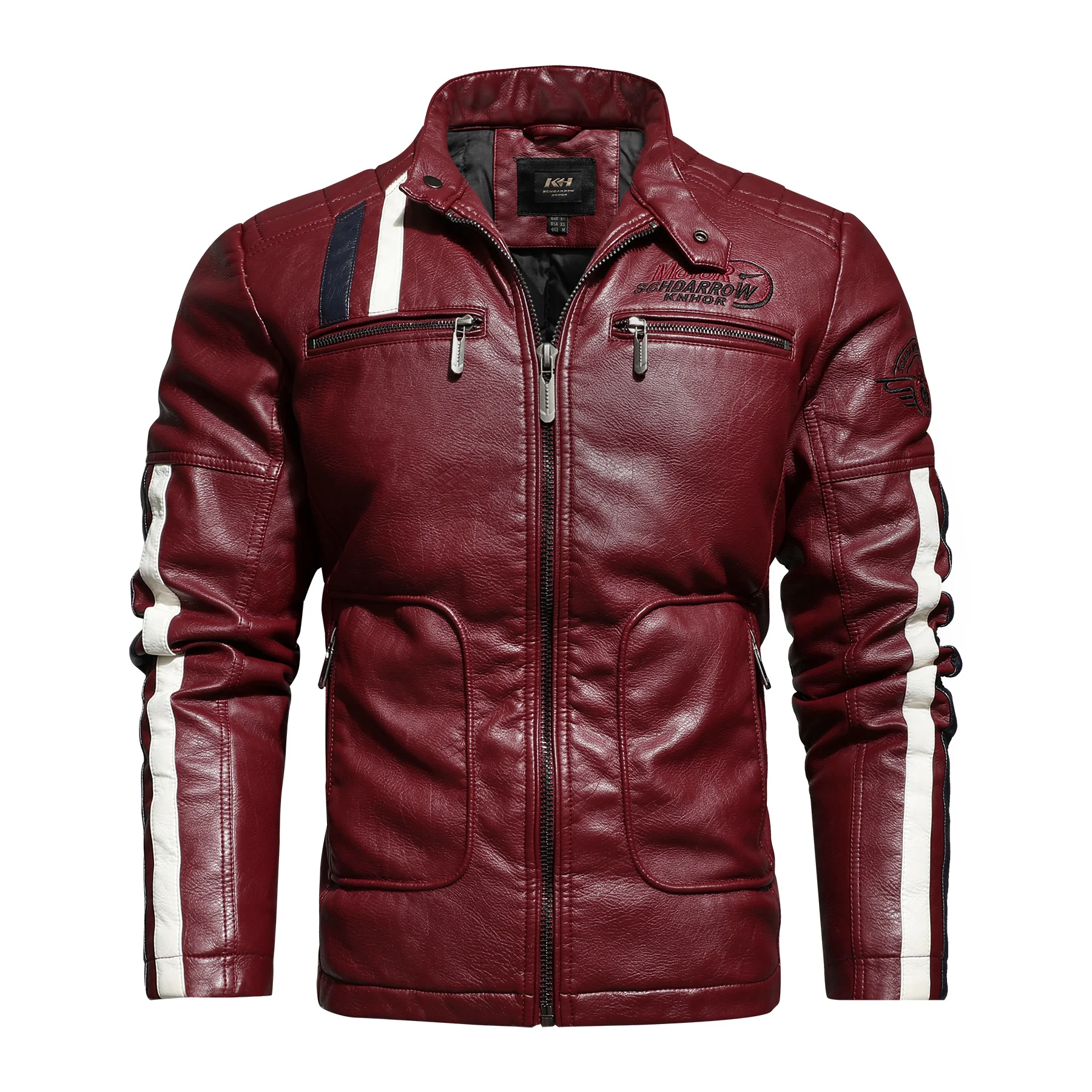 Title 5, Mens Leather Clothing Tide Motorcycle Leather ...