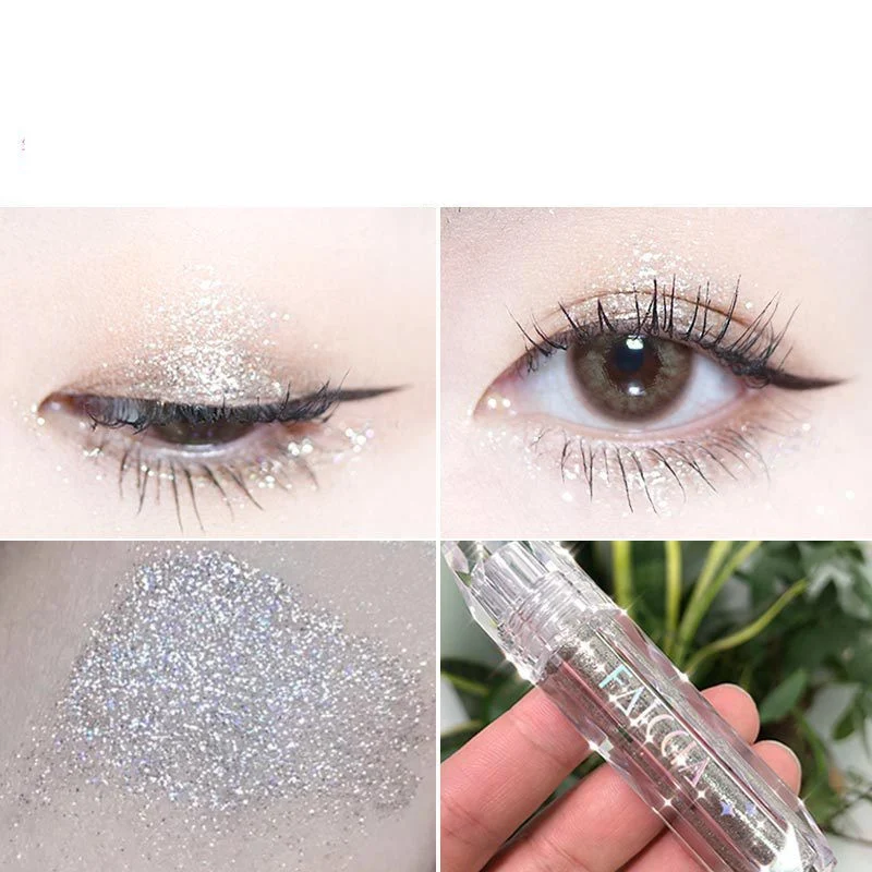 Eyeshadow for domestic use, color makeup, diamond bead light. Enhance your eyes with this eyeshadow for a radiant and sp — photo 4