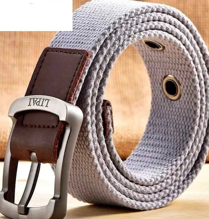 Men's Canvas Work Belt with Pin Buckle. Designed for demanding jobs. Includes labor insurance. Durable and reliable for — photo 11