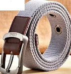 Men's Canvas Work Belt with Pin Buckle. Designed for demanding jobs. Includes labor insurance. Durable and reliable for — photo 11