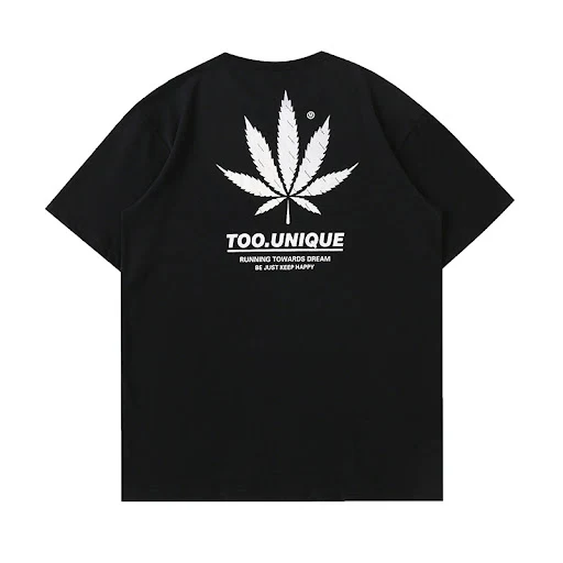 Title 5, Loose And Colorful Maple Leaf Print Popular Log...