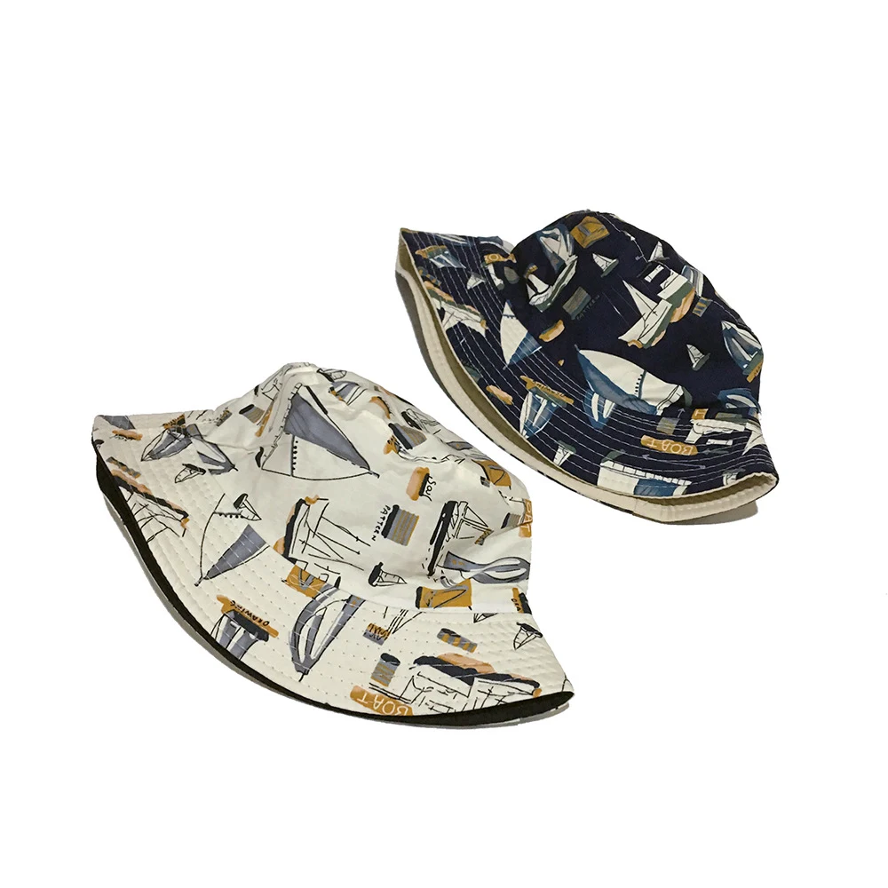 Title 4, Double-sided sailing fisherman hat Sun protecti...
