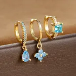 E1698 Gold Sky Blue Three
