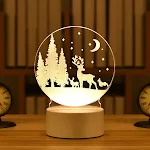 Bedroom Atmosphere Lamp Cartoon 3D Night Light perfect for kids, creating a relaxing and magical environment for a peace — photo 4