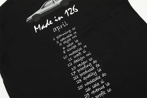 Title 10, Męska koszulka z krótkim rękawem z ciemnym nadr...