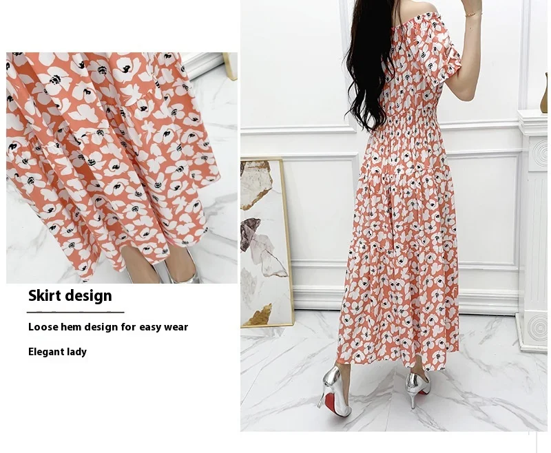 Title 2, Elegant Korean Style Ladies Slim-fit Dress in C...