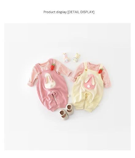 Title 5, Conjunto de duas peças para bebê, calças suspen...