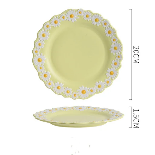 Title 12, Ceramic home dining tableware set with fresh an...
