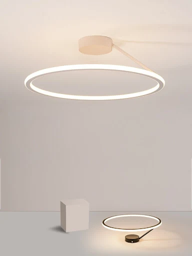 Title 1, Luminária de teto LED moderna e simples para qu...