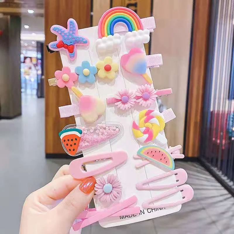 Cartões de Cabelo para Meninas Princesa Flores Japão e Coreia do Sul, acessórios infantis fofos e encantadores — foto 6