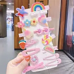 Cartões de Cabelo para Meninas Princesa Flores Japão e Coreia do Sul, acessórios infantis fofos e encantadores — foto 6