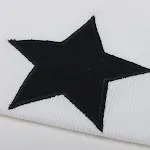 Women's Embroidered Stars Printed Round States Work Top Undershirt perfect for comfort and style, ideal for work or casu — photo 2