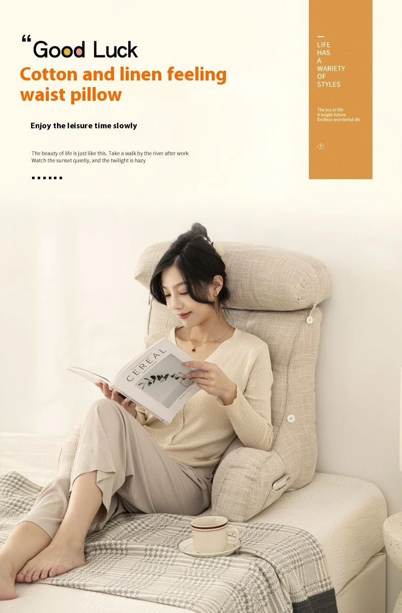 Title 4, Q3Y Removable and Washable Bedside Cushion Bed ...