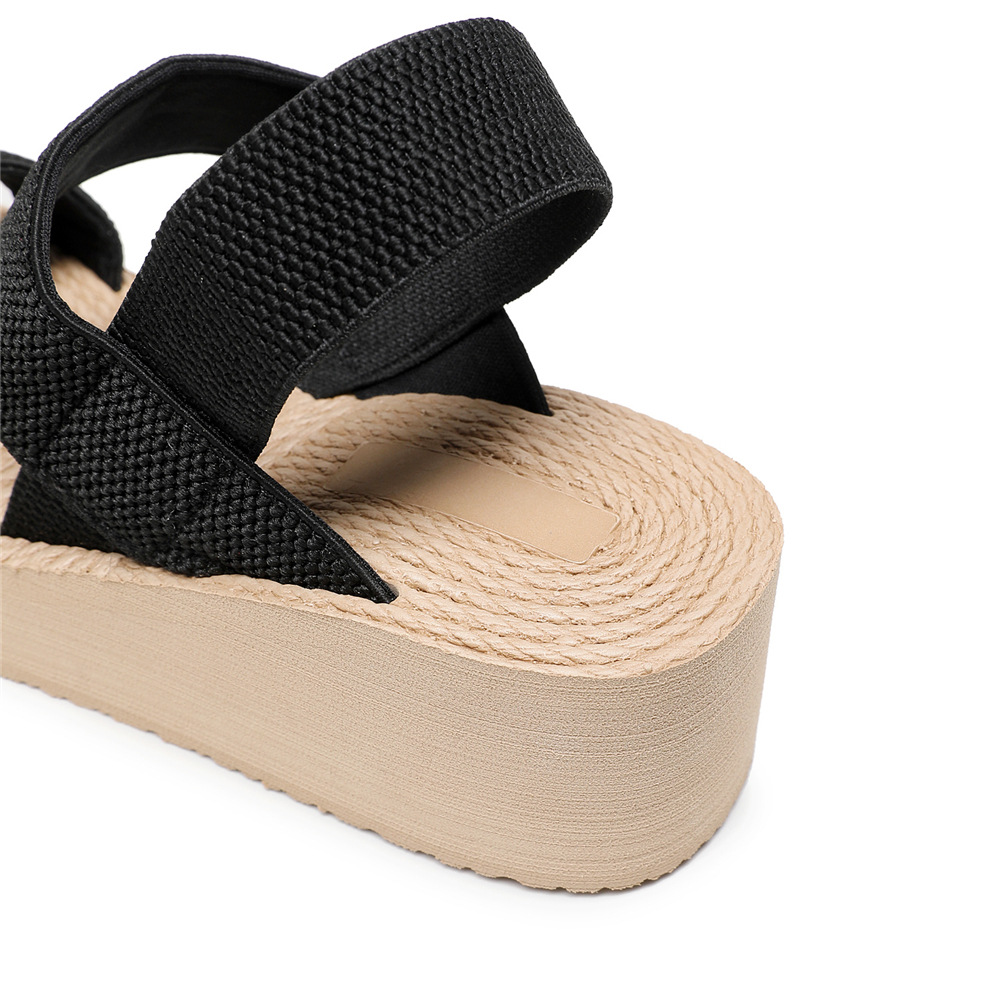 Title 19, Womens New Fashion Cross Strap Trendy Thick So...