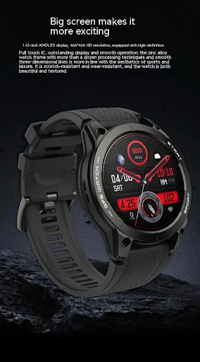 Title 6, S53 Outdoor GPS Sports Call Smart Watch. Track ...
