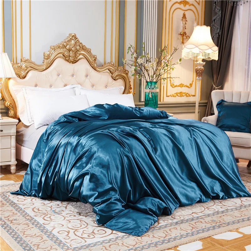 Summer Bare Sleeping Ice Silk Quilt Cover Cool comfort for summer nights Soft and breathable for restful sleep Perfect f — photo 7