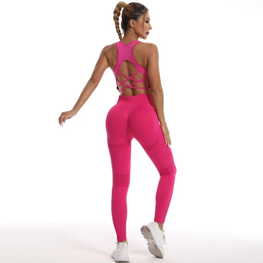 Title 12, Set sportivo senza cuciture per gilet fitness r...