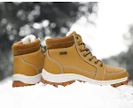 Men's Winter Snow Boots Outdoor Ankle Boots, Super Warm Leather Non-Slip Work Shoes for Cold Weather and Winter Activiti — photo 4