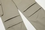 Men's Multi-pocket Straight Pleated Paratrooper Pants Overalls. Durable, functional, and stylish workwear, perfect for o — photo 14