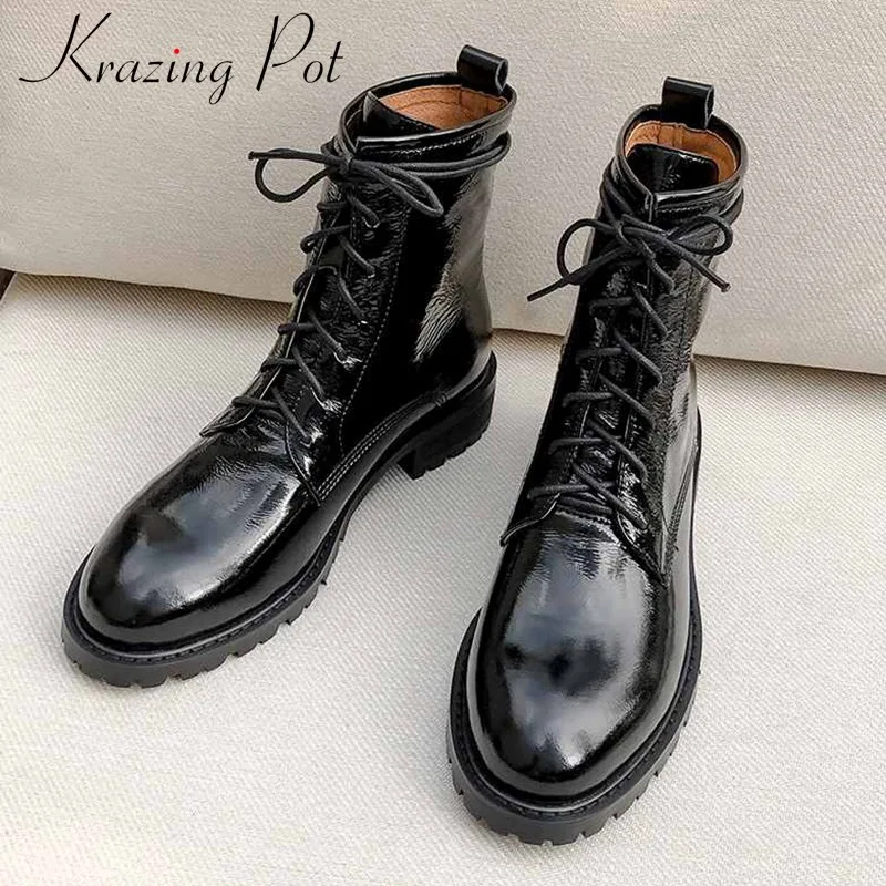 Krazing Pot genuine leather boots for women. Experience superior comfort and timeless style with these durable, high-qua — photo 3