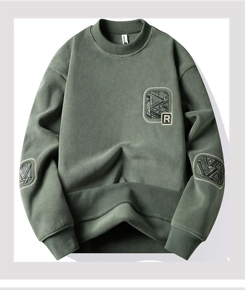 Title 2, Moletom Masculino de Fleece Polar Dupla Face pa...