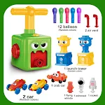 Play House Toy Aerodynamic Pressure Pumping Balloon Car. Fun and learning for kids! Inflate, pump, and play with this aw — photo 3