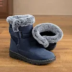 Botas térmicas plus size com forro de fleece, acolchoadas com algodão espesso, perfeitas para neve, conforto e calor extremo. — foto 2