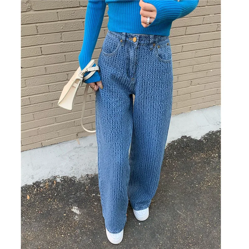Jeans rectos de cintura alta para mujer — foto 3