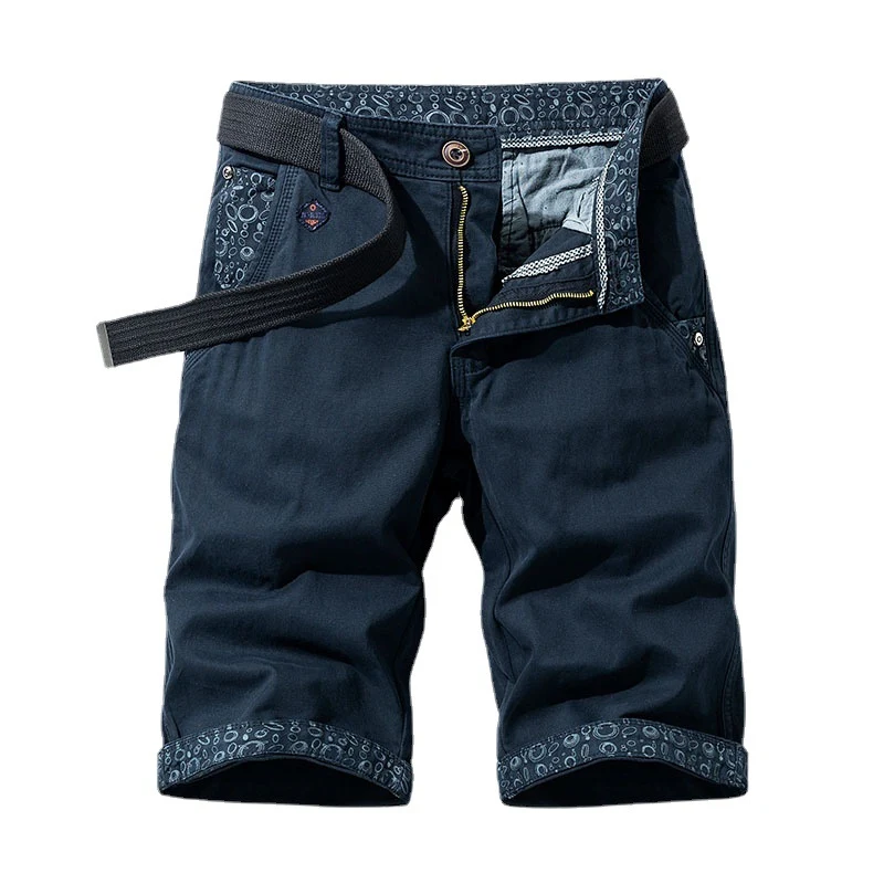 Men's Digital Printing Casual Cargo Shorts, Summer New Youth Straight-leg Edged Fifth Pants. Comfortable shorts for hot — photo 5