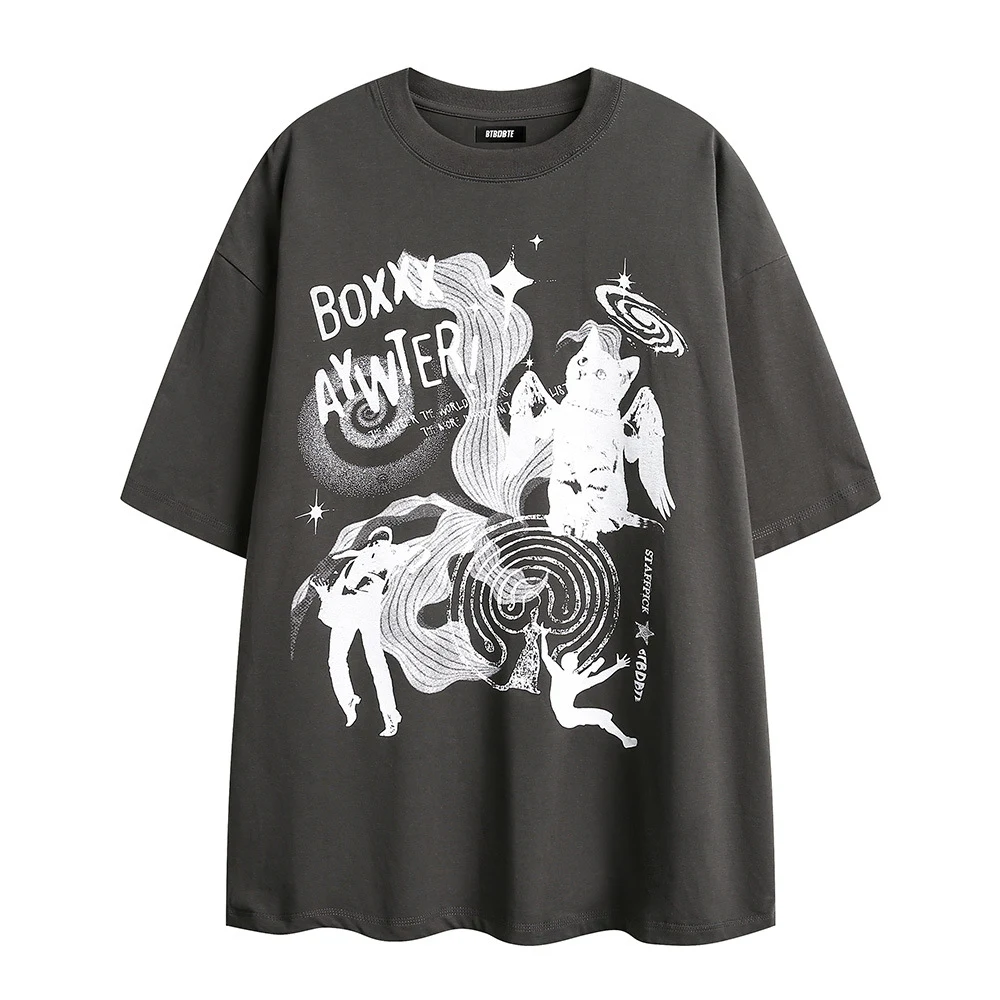 Title 5, Creatief patroon T-shirt voor heren Stijlvol en...