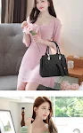 Bolsa de mão bordada com padrão de diamante e grande capacidade, ideal para quem busca moda e espaço para seus pertences com elegância. — foto 15