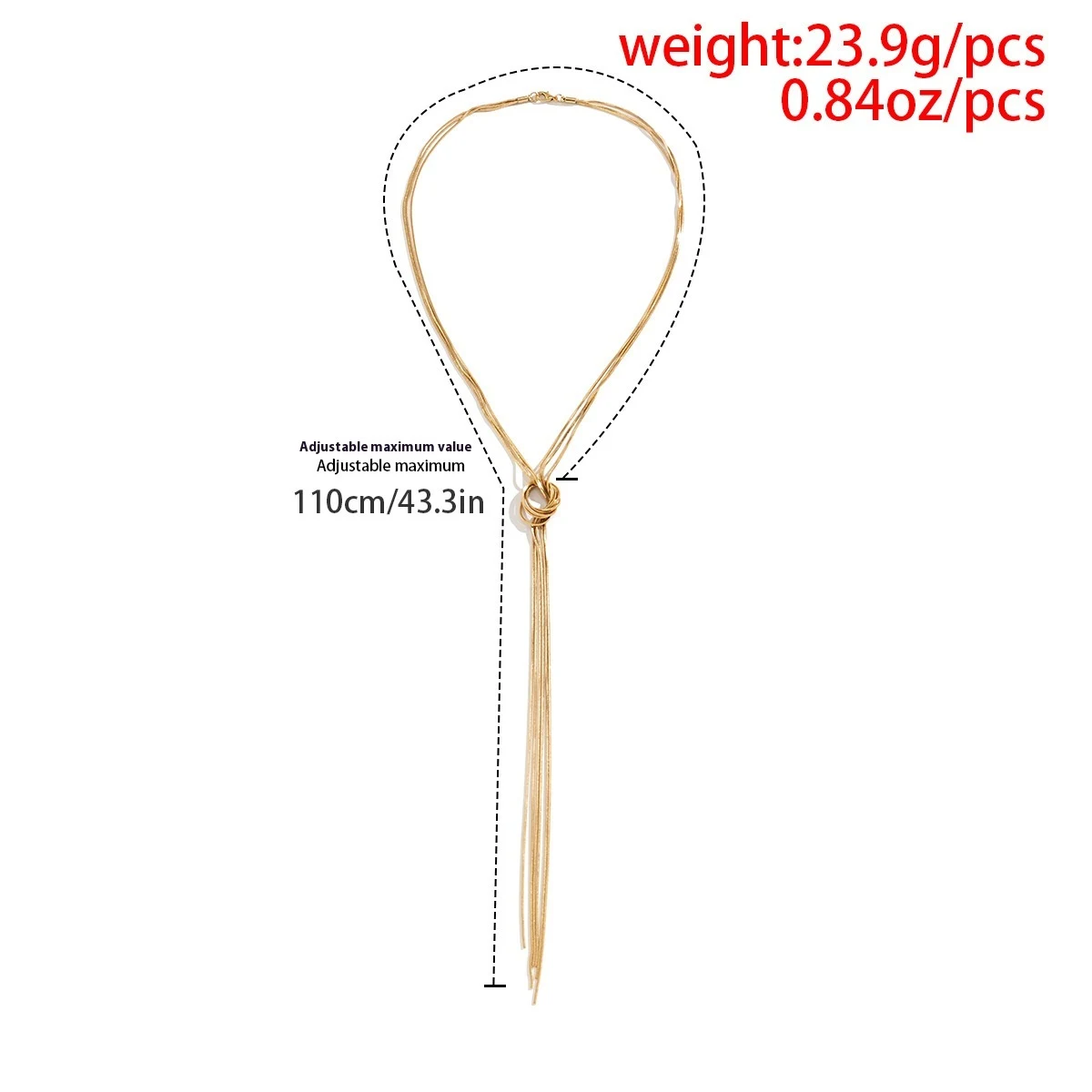 Title 2, Colar Longo com Pingente de Tassel Estilo Frio ...