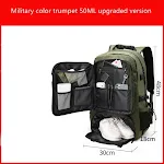 XXL Herren Reise- und Outdoor-Tasche, ideal für Bergsteigen und Freizeit. Super großes Fassungsvermögen, Schultergurt für Reisen. — foto 8