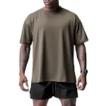 Camiseta de manga corta y cuello redondo suelto para hombre, ideal para un look casual y cómodo en cualquier ocasión. — foto 9