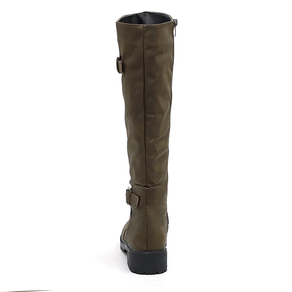 Women's large size over the knee boots offer style and warmth. Stay fashionable and comfortable with these boots, perfec — photo 1