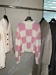 Pink And White Plaid